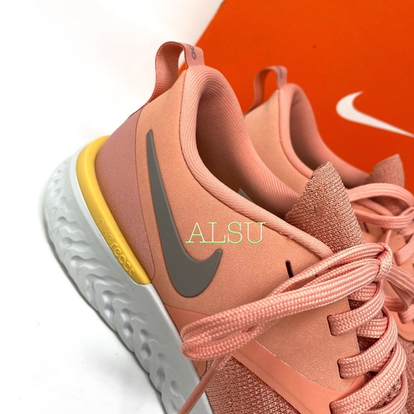 🌿Sale🌿 Nike Odyssey React 2 Flyknit Pink Quartz Women’s AH1016 602 - Picture 7 of 11